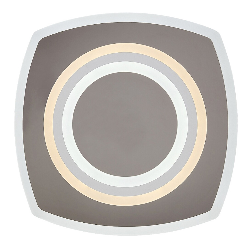 Rabalux - LED regulējama griestu lampa LED/60W/230V 3000/4000/6000K matēta hroma apdare + tālvadības pults 48x48 cm