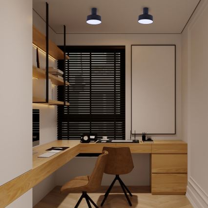 Rabalux - LED griestu gaismeklis LED/16W/230V 3000K, melns, Ø 14 cm