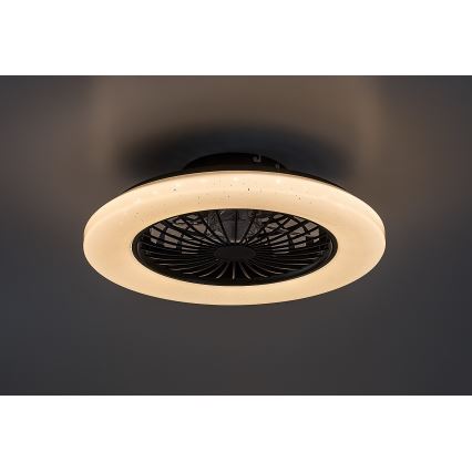 Rabalux - LED Aptumšojama griestu lampa ar ventilatoru LED/48W/230V 3000-6500K + tālvadības pults