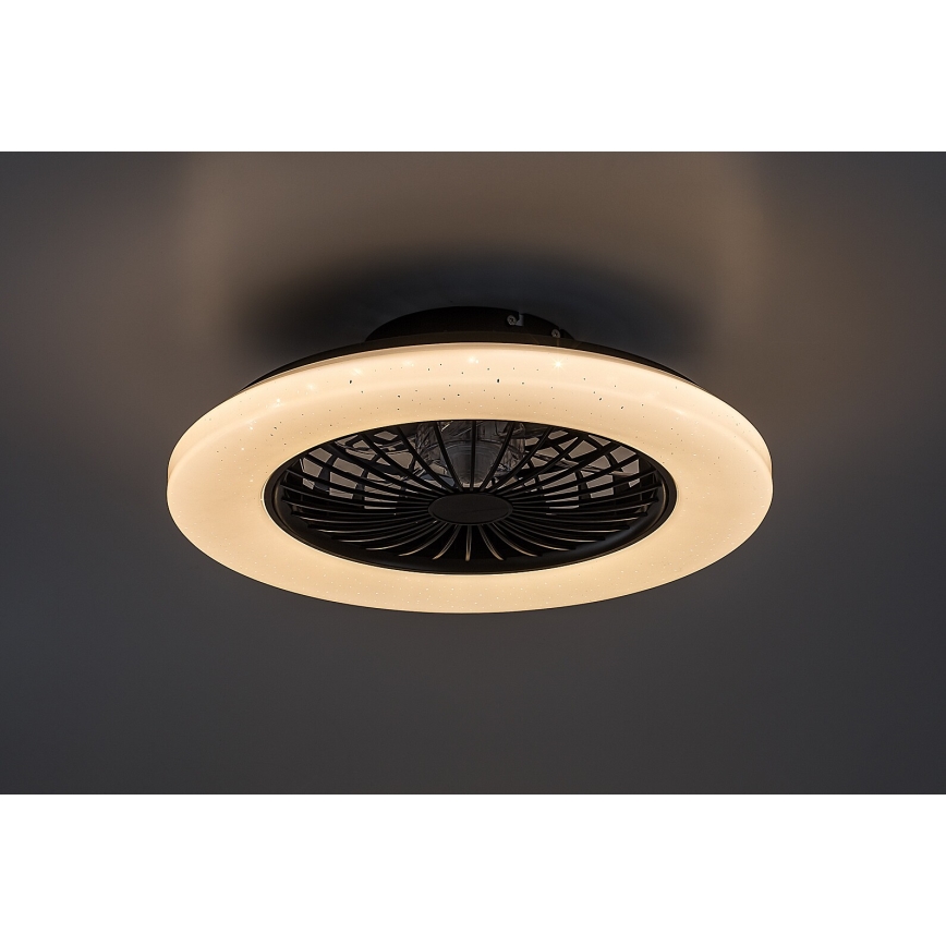 Rabalux - LED Aptumšojama griestu lampa ar ventilatoru LED/48W/230V 3000-6500K + tālvadības pults