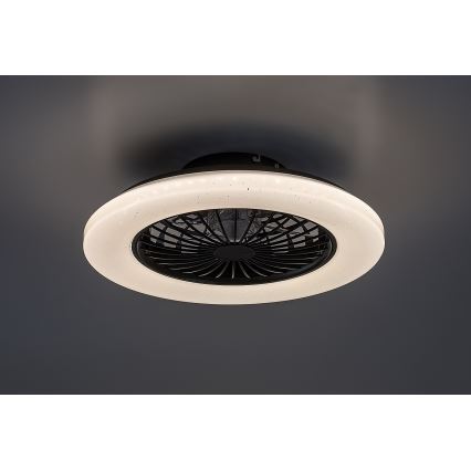 Rabalux - LED Aptumšojama griestu lampa ar ventilatoru LED/48W/230V 3000-6500K + tālvadības pults