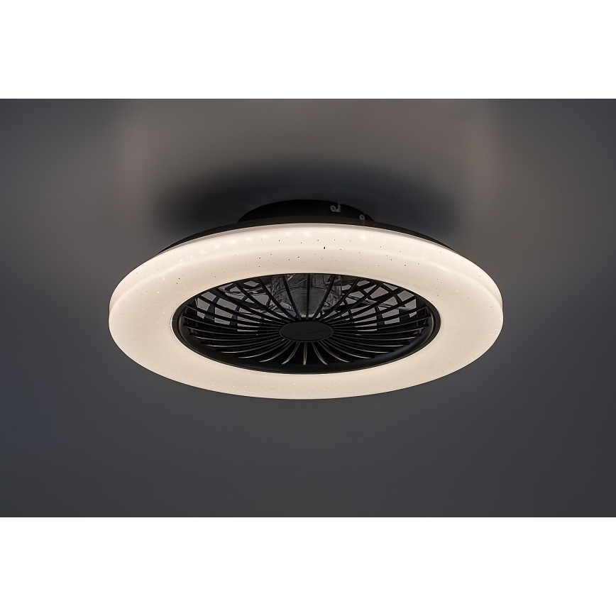 Rabalux - LED Aptumšojama griestu lampa ar ventilatoru LED/48W/230V 3000-6500K + tālvadības pults