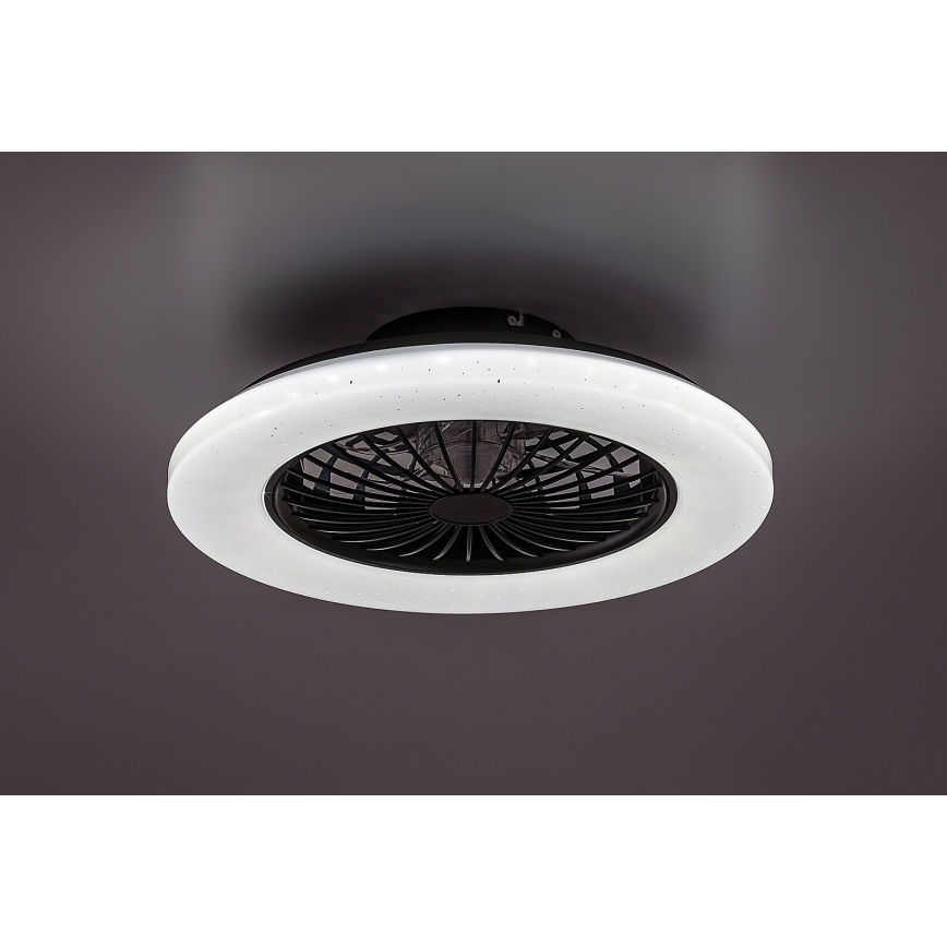 Rabalux - LED Aptumšojama griestu lampa ar ventilatoru LED/48W/230V 3000-6500K + tālvadības pults