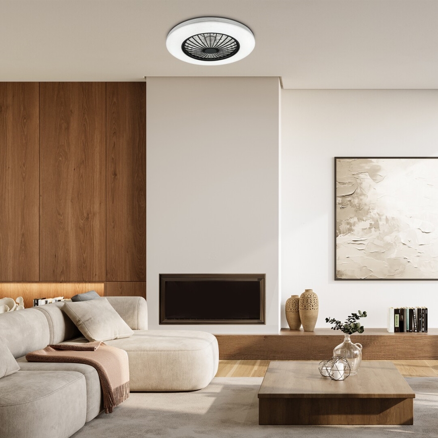 Rabalux - LED Aptumšojama griestu lampa ar ventilatoru LED/48W/230V 3000-6500K + tālvadības pults