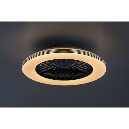 Rabalux - LED Aptumšojama griestu lampa ar ventilatoru LED/48W/230V 3000-6500K + tālvadības pults