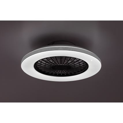 Rabalux - LED Aptumšojama griestu lampa ar ventilatoru LED/48W/230V 3000-6500K + tālvadības pults