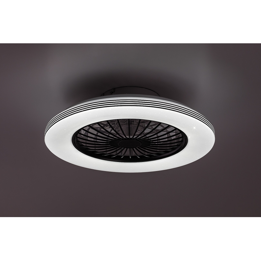 Rabalux - LED Aptumšojama griestu lampa ar ventilatoru LED/48W/230V 3000-6500K + tālvadības pults