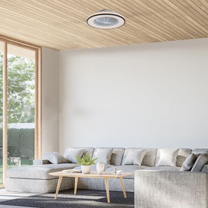 Rabalux - LED Aptumšojama griestu lampa ar ventilatoru LED/48W/230V 3000-6500K + tālvadības pults