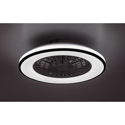 Rabalux - LED Aptumšojama griestu lampa ar ventilatoru LED/48W/230V 3000-6500K + tālvadības pults