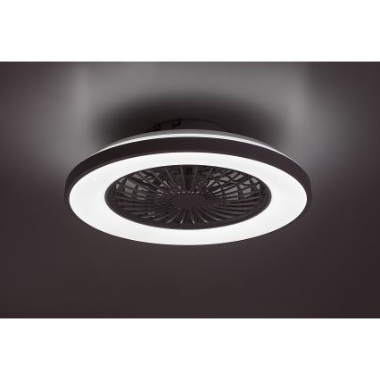 Rabalux - LED Aptumšojama griestu lampa ar ventilatoru LED/48W/230V 3000-6500K + tālvadības pults