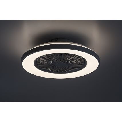Rabalux - LED Aptumšojama griestu lampa ar ventilatoru LED/48W/230V 3000-6500K + tālvadības pults