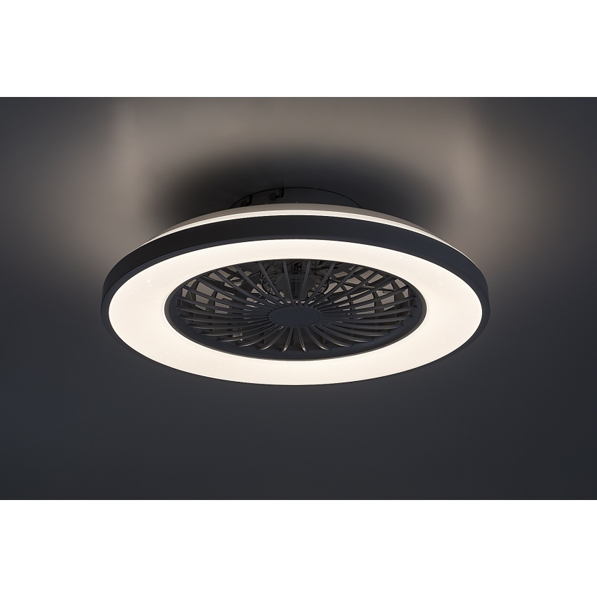 Rabalux - LED Aptumšojama griestu lampa ar ventilatoru LED/48W/230V 3000-6500K + tālvadības pults