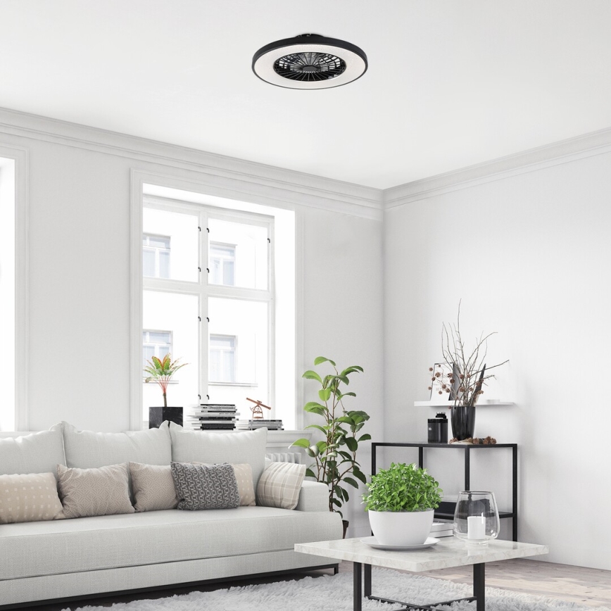 Rabalux - LED Aptumšojama griestu lampa ar ventilatoru LED/72W/230V 3000-6500K + tālvadības pults