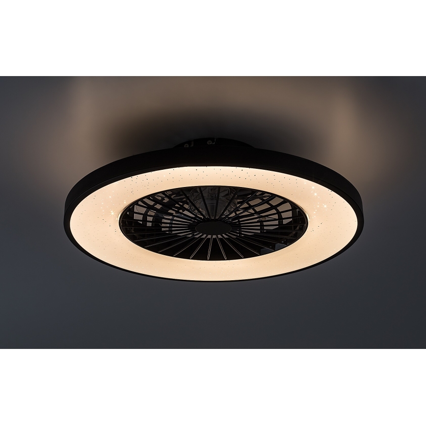 Rabalux - LED Aptumšojama griestu lampa ar ventilatoru LED/72W/230V 3000-6500K + tālvadības pults