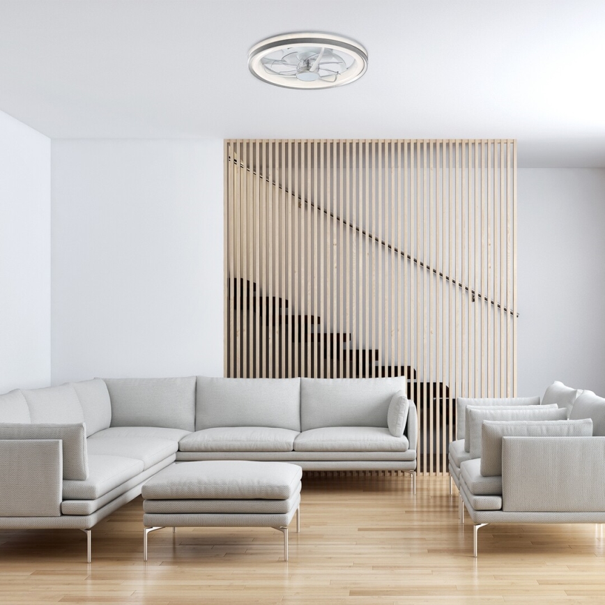 Rabalux - LED Aptumšojama griestu lampa ar ventilatoru LED/40W/230V 3000/4000/6000K Wi-Fi + tālvadības pults