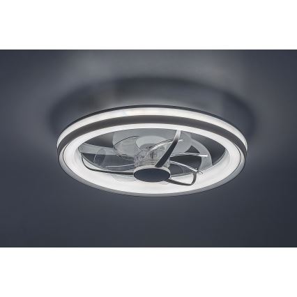 Rabalux - LED Aptumšojama griestu lampa ar ventilatoru LED/40W/230V 3000/4000/6000K Wi-Fi + tālvadības pults