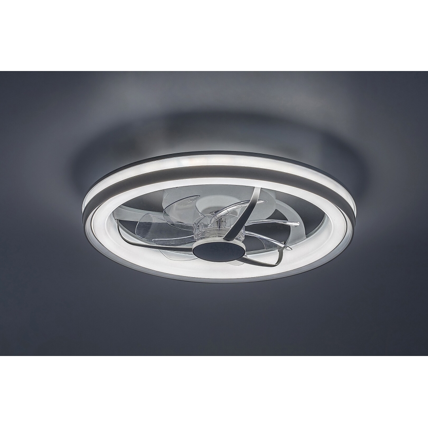 Rabalux - LED Aptumšojama griestu lampa ar ventilatoru LED/40W/230V 3000/4000/6000K Wi-Fi + tālvadības pults
