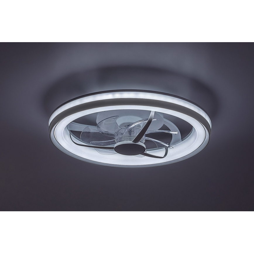 Rabalux - LED Aptumšojama griestu lampa ar ventilatoru LED/40W/230V 3000/4000/6000K Wi-Fi + tālvadības pults