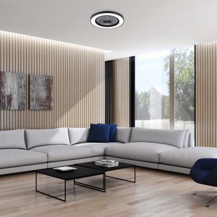 Rabalux - LED Aptumšojama griestu lampa ar ventilatoru LED/40W/230V 3000/4000/6000K Wi-Fi + tālvadības pults