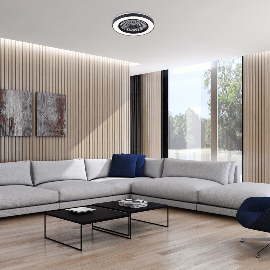Rabalux - LED Aptumšojama griestu lampa ar ventilatoru LED/40W/230V 3000/4000/6000K Wi-Fi + tālvadības pults