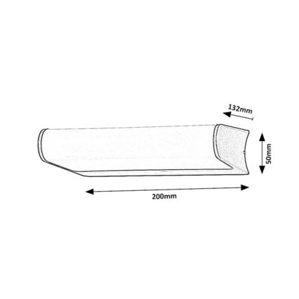 Rabalux - LED Āra sienas gaismeklis LED/6,5W/230V IP44