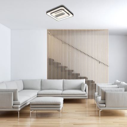 Rabalux - LED Aptumšojama griestu lampa ar ventilatoru LED/50W/230V 3000/4000/6000K Wi-Fi + tālvadības pults