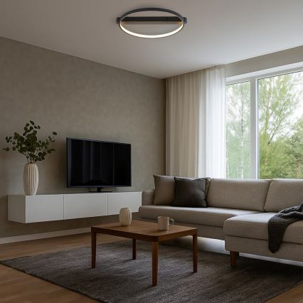 Rabalux - LED griestu lampa LED/45W/230V 3000K 50x55 cm melna