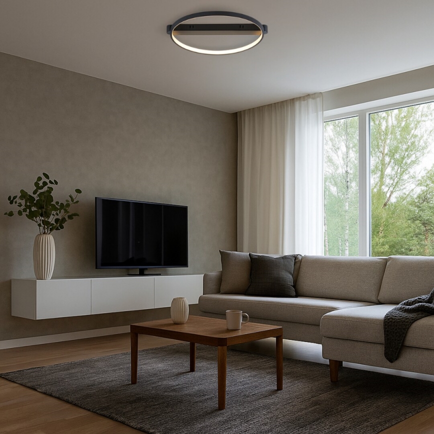 Rabalux - LED griestu lampa LED/45W/230V 3000K 50x55 cm melna