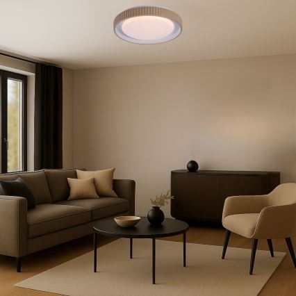 Rabalux - LED dimmējamais griestu gaismeklis LED/48W/230V 3000-6500K Ø 49,5 cm + tālvadības pults