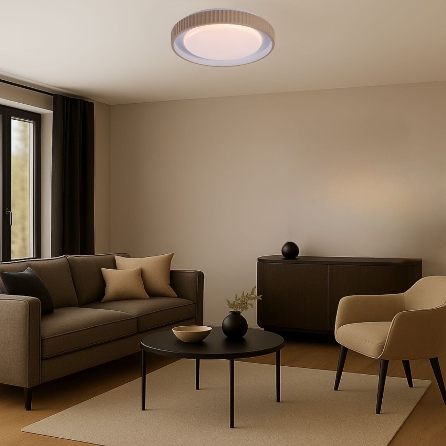 Rabalux - LED dimmējamais griestu gaismeklis LED/48W/230V 3000-6500K Ø 49,5 cm + tālvadības pults