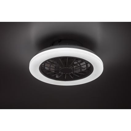 Rabalux - LED regulējams griestu gaismeklis ar ventilatoru LED/24W/230V 3000-6500K + tālvadības pults