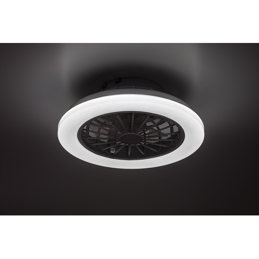 Rabalux - LED regulējama griestu lampa ar ventilatoru LED/24W/230V 3000-6500K + tālvadības pults