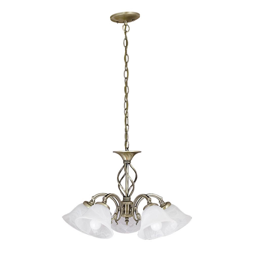 Rabalux 7135 - lustra uz ķēdes BECKWORTH 5xE14/40W/230V