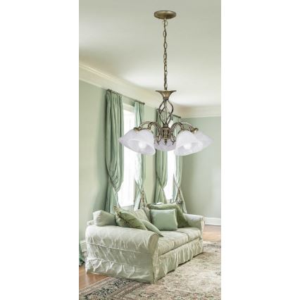 Rabalux 7135 - lustra uz ķēdes BECKWORTH 5xE14/40W/230V