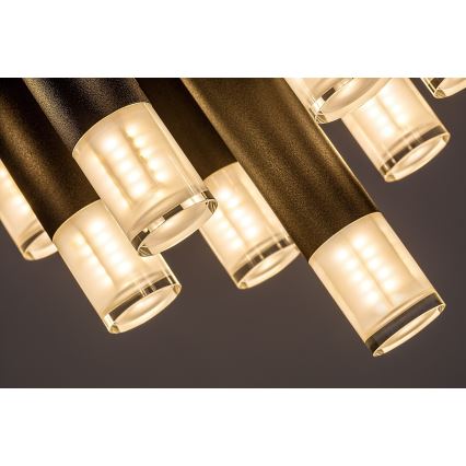 Rabalux - Griestu lampa 13xG9/5W/230V melna