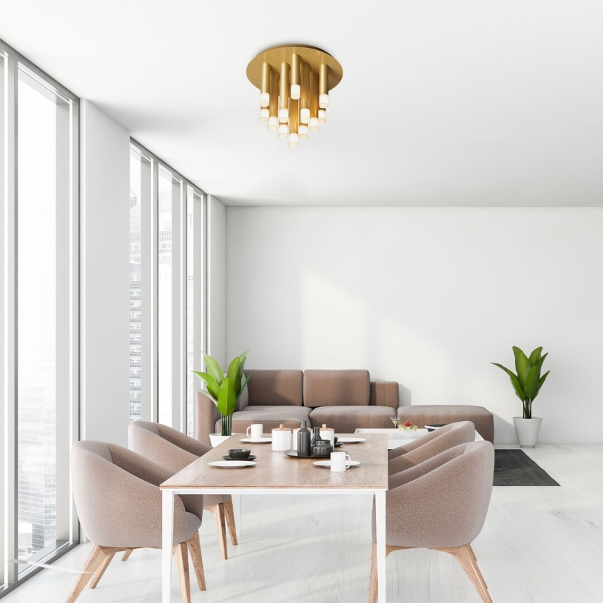 Rabalux - Zelta griestu gaismeklis 13xG9/5W/230V Ø 34 cm