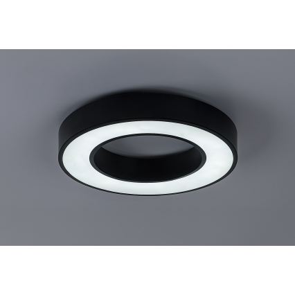Rabalux - LED griestu gaismeklis LED/24W/230V 3000/4000/6500K Ø 40 cm melns