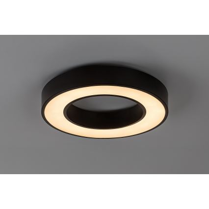 Rabalux - dimmējams LED griestu gaismeklis LED/45W/230V 3000-6500K pr. 60 cm melns + tālvadības pults