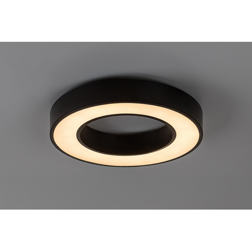Rabalux - dimmējams LED griestu gaismeklis LED/45W/230V 3000-6500K pr. 60 cm melns + tālvadības pults