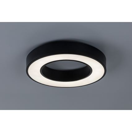 Rabalux - dimmējams LED griestu gaismeklis LED/45W/230V 3000-6500K pr. 60 cm melns + tālvadības pults