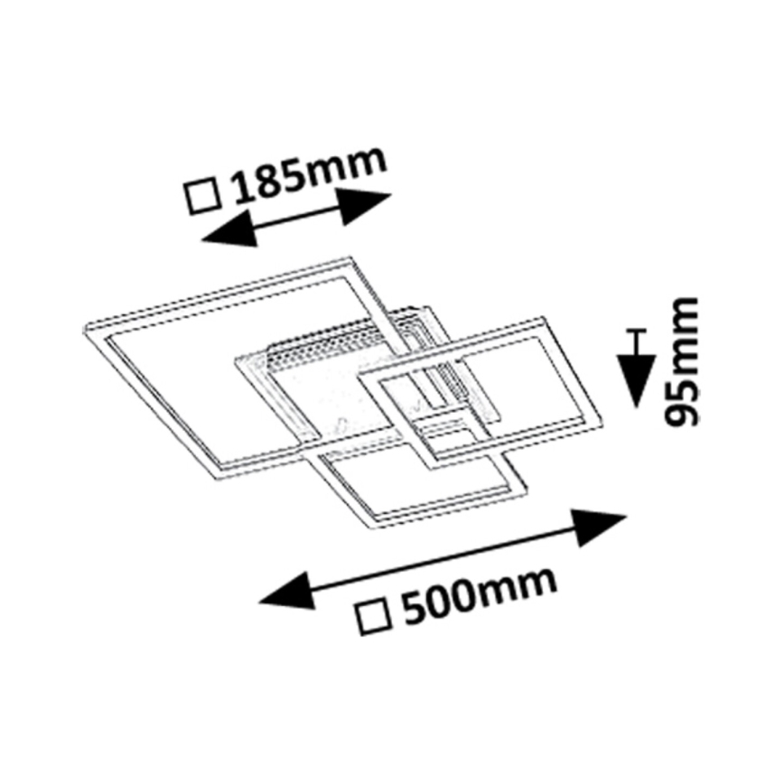 Rabalux - LED griestu lampa LED/40W/230V 3000K 50x50 cm