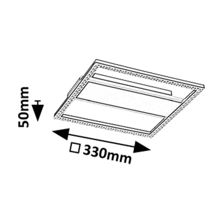 Rabalux - LED Griestu lampa LED/24W/230V 4000K