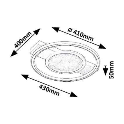 Rabalux - LED Griestu lampa LED/50W/230V 3000K