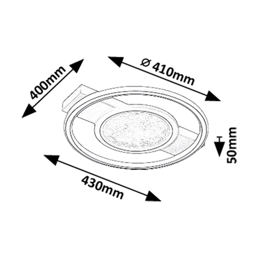 Rabalux - LED Griestu lampa LED/50W/230V 3000K