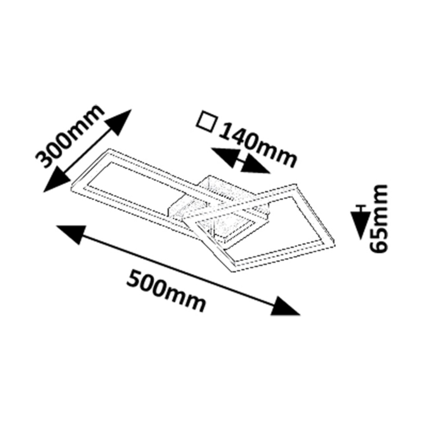 Rabalux - LED Griestu lampa LED/24W/230V 3000K