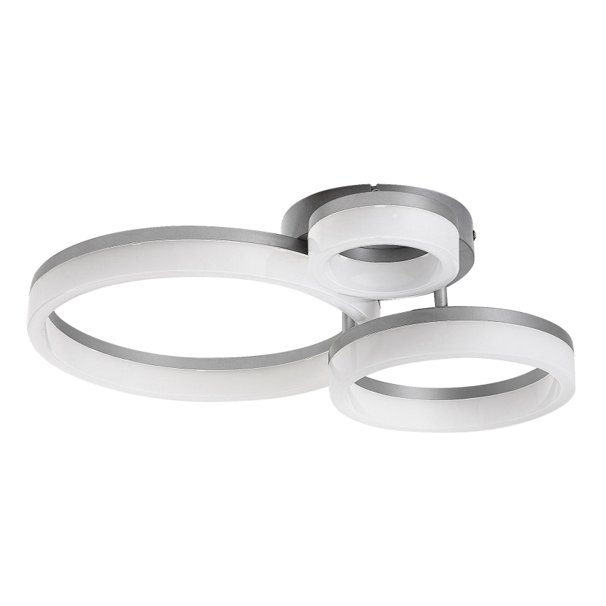 Rabalux - LED griestu lampa LED/24W/230V 3000/4000/6500K 38x51 cm matēts hroms