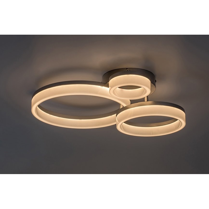 Rabalux - LED Griestu lampa LED/24W/230V 3000/4000/6500K matēts hroms