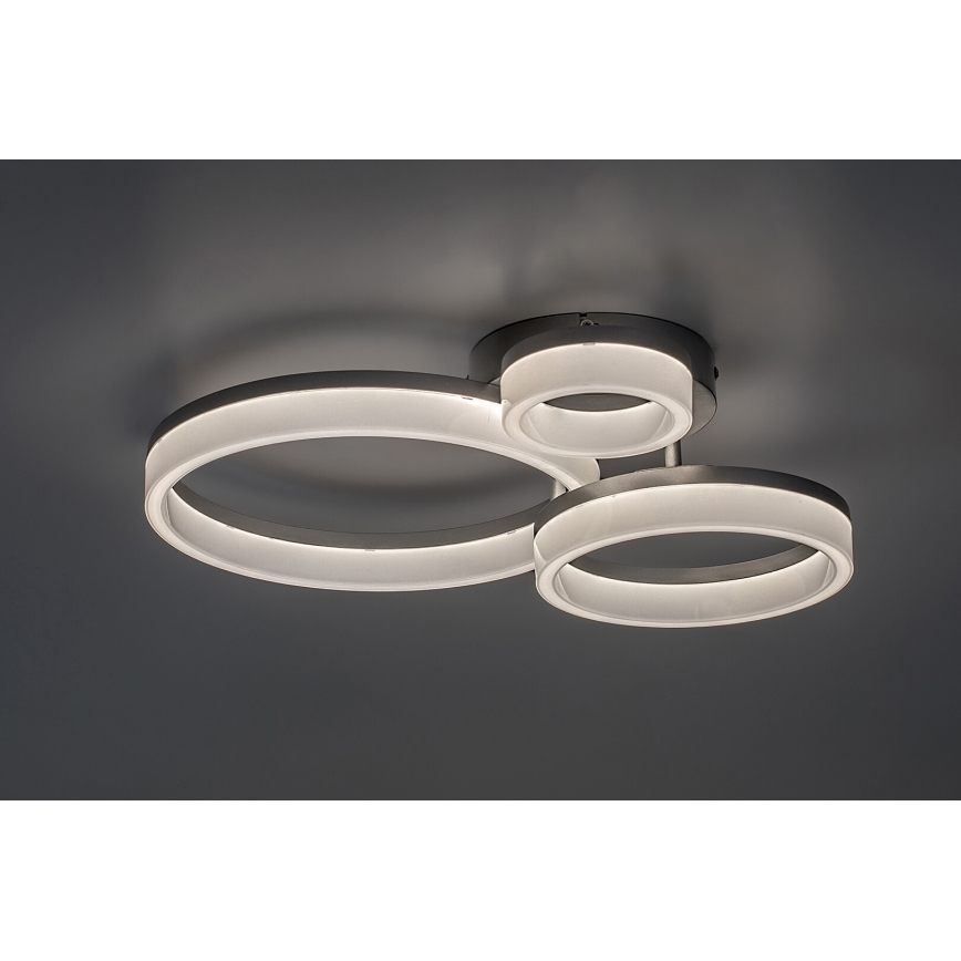 Rabalux - LED Griestu lampa LED/24W/230V 3000/4000/6500K matēts hroms