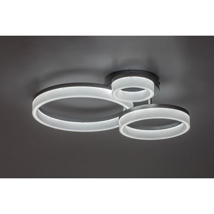 Rabalux - LED Griestu lampa LED/24W/230V 3000/4000/6500K matēts hroms