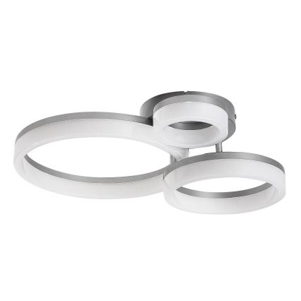 Rabalux - LED griestu gaismeklis LED/24W/230V 3000/4000/6500K 38x51 cm matēts hroms